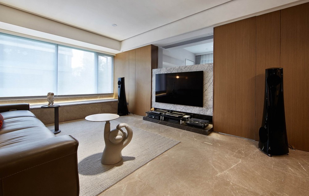 现代简约风格室内家装案例效果图-客厅 现代简约风格室内家装案例效果图-客厅