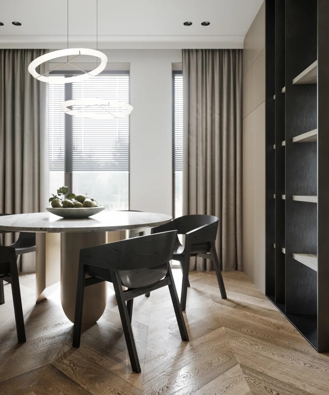 装修案例现代简约风格室内装修效果图-餐厅 装修案例现代简约风格室内装修效果图-餐厅
